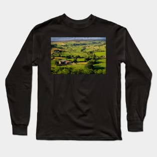 Yorkshire Moors Landscape Long Sleeve T-Shirt